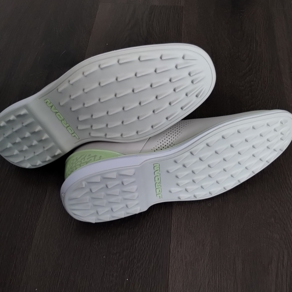 9.5 Or 10.5 Nike Jordan ADG 4 Golf Shoes Cleats Phantom Barely Volt DM0103-003 - Picture 8 of 11